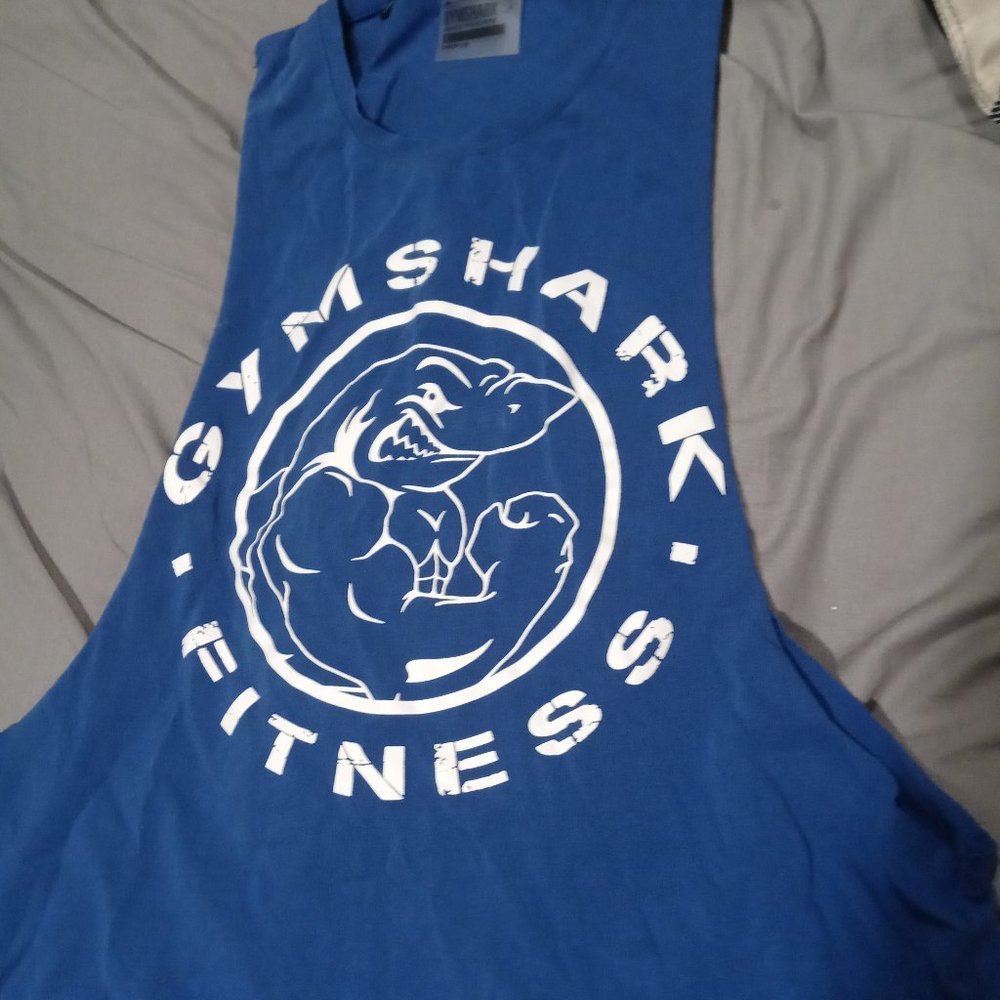 Men's Gymshark Blue Tank Size S